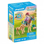 Playmobil Horse of Waterfall - Dziecko z kucykiem i źrebakiem 71498