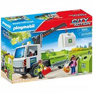 Playmobil - Samochód ciężarowy z kontenerami na szkło 71431