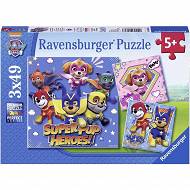 Ravensburger - Puzzle Psi Patrol 3x49 el. 080366