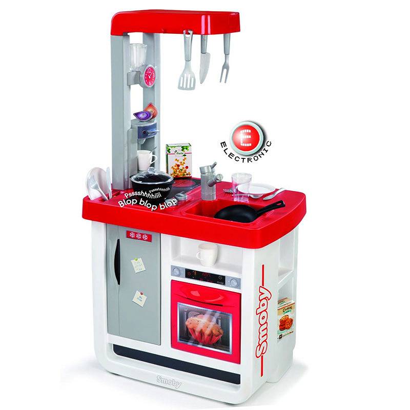 Smoby - Kuchnia elektroniczna Bon Appetit czerwona 310800