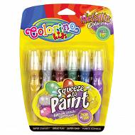 Colorino - Farby w tubach z pędzelkami 6 kolorów metalicznych 34173