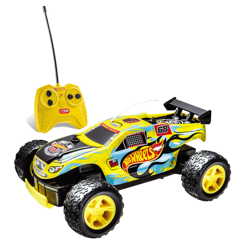 Hot Wheels Samochód R/C Rock Monster żółty 124 63339 C