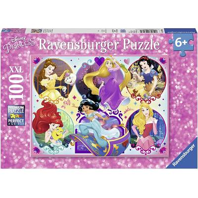 Ravensburger - Puzzle Księżniczki Disneya Bądź silny 100 elem. 107964