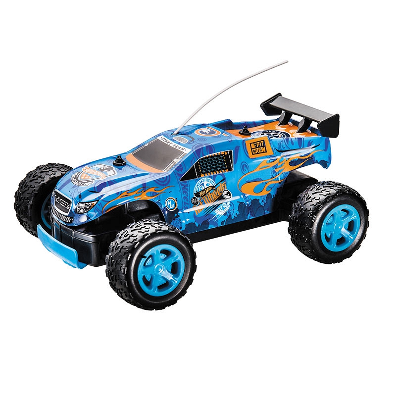 Hot Wheels Samochód R/C Rock Monster niebieski 124 63339 A