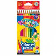 Colorino - Kredki ołówkowe heksagonalne 12 kolorów 14687