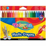 Colorino - Kredki świecowe okrągłe plastikowe 24 kolory 67348