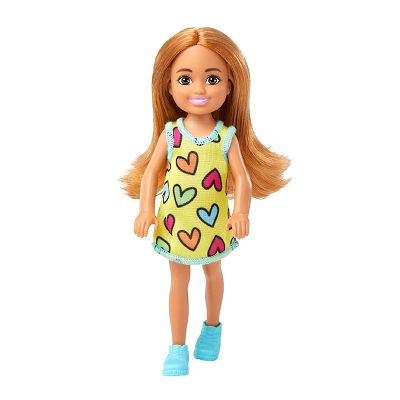 Barbie Club Chelsy Lalka Chelsea w sukience w serduszka HNY57