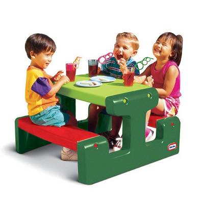Little Tikes -  Stół piknikowy zielony 479A