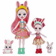 Enchantimals Siostry Bree i Bedelia Bunny i ich króliczki HCF84