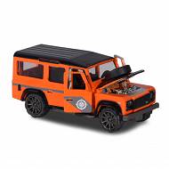 Majorette Deluxe Cars -  Land Rover Defender 110  pomarańczowy 2053152