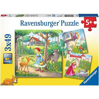 Ravensburger - Puzzle Bajki Braci Grimm 3x49 elem. 080519