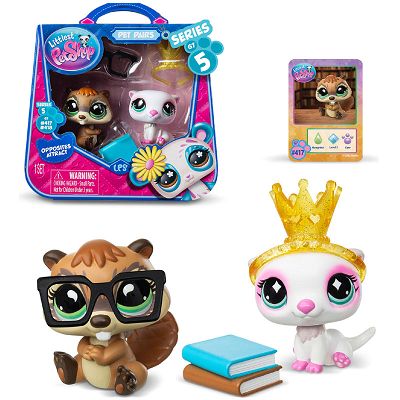 Littlest Pet Shop seria 5 Book & Bling 2-pak #417 i #418 10442