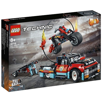 LEGO Technic - Furgonetka i motocykl kaskaderski 42106
