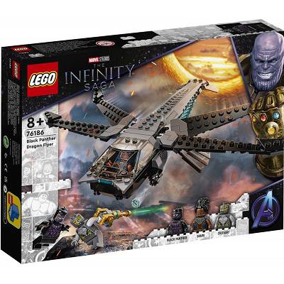 LEGO Super Heroes - Helikopter Czarnej Pantery 76186