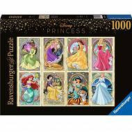 Ravensburger - Puzzle Disney Księżniczka Art Nouveau 1000 elem. 165049