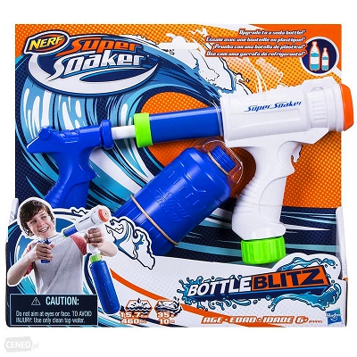 Hasbro Nerf SuperSoaker Bottle Blitz Pistolet na wodę B4445