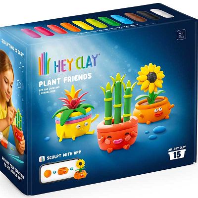 Hey Clay Masa plastyczna Plant Friends Zieloni Przyjaciele 15034