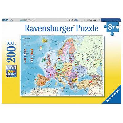 Ravensburger - Polityczna mapa Europy Puzzle 200 elem. 128372