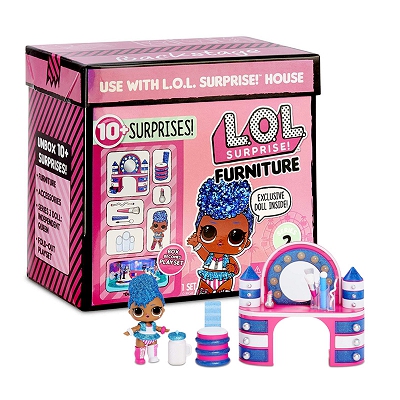 MGAE LOL Surprise Mebelki z lalką Zestaw z toaletką 564942