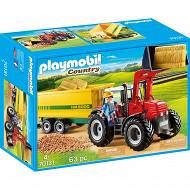 Playmobil - Duży traktor z przyczepą 70131