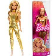 Barbie Fashionistas - Lalka Golden Drem z okazcj 65-lecia marki #222 HRH19