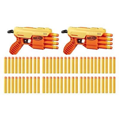 Hasbro Nerf Alpha Strike Wyrzutnia Fang QS-4 2-PAK + 68 strzałek E8314