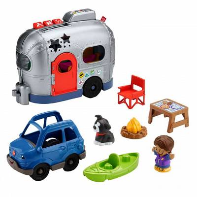 Fisher Price Little People - Edukacyjny Kamper Małego Odkrywcy HJN43