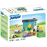 Playmobil Junior Hotel dla zwierząt z dozownikiem pokarmu 71690