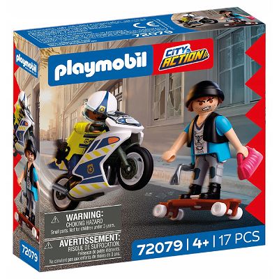 Playmobil City Action Policyjny pościg motocyklowy 72079