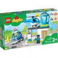 LEGO DUPLO - Posterunek policji i helikopter 10959