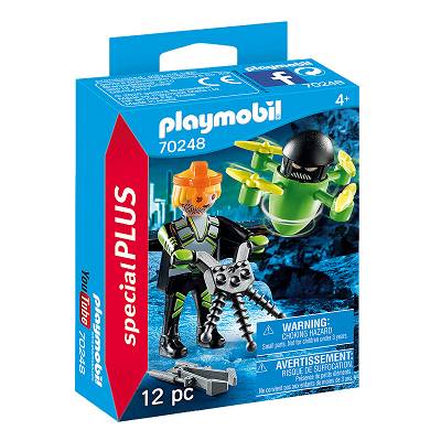 Playmobil - Agent z dronem 70248