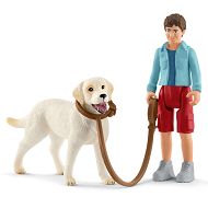 Schleich - Spacer z Labradorem Retriver 42478