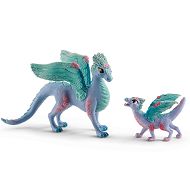 Schleich - Kwiecisty Smok Mama i Dziecko 70592