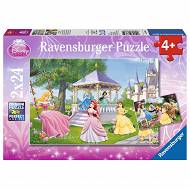 Ravensburger - Puzzle Magiczne Księżniczki 2 x 24 elem. 088652