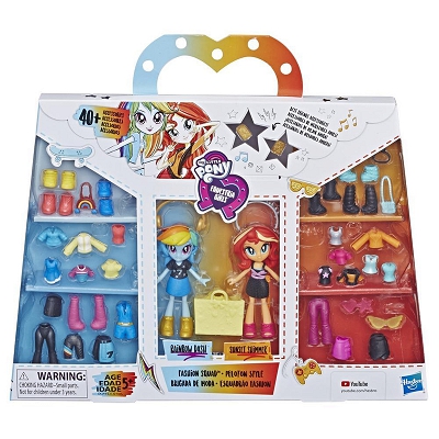 My Little Pony - Equestria Girls Modne przyjaciółki Rainbow Dash i Sunset Swimmer E4244