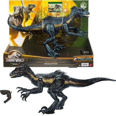 Jurassic World Indoraptor Superatak dinozaur ze światłem i dźwiękiem HKY11