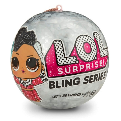 MGAE - LOL Surprise Błyszcząca laleczka Bling w kuli 557074
