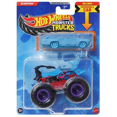 Hot Wheels - Monster Truck Scorpedo + Bonus JCG30 GRH81