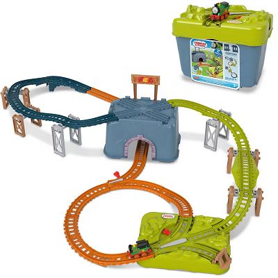 Fisher-Price Tomek i Przyjaciele - Duży zestaw torów z kolejką Piotruś HTG34