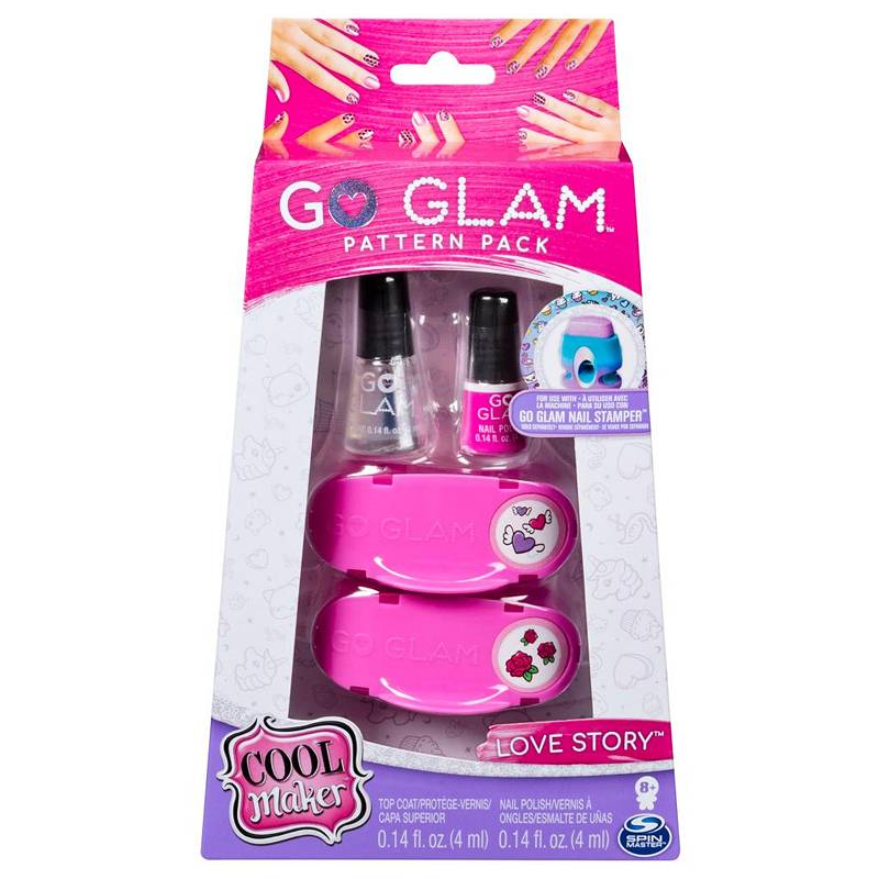 Cool Maker, GO GLAM Nail Stamper, Nail Studio with 5 Patterns to