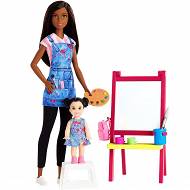Barbie - Lalka Nauczycielka rysunku GJM30