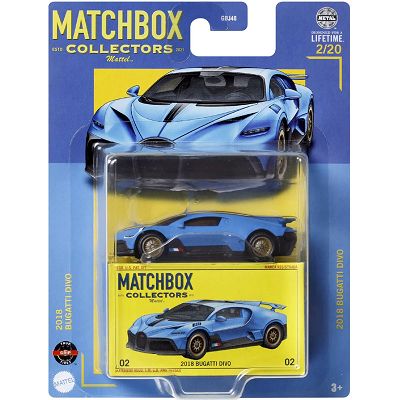 Matchbox Collectors 2018 Bugatti Divo HVW14