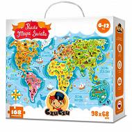CzuCzu - Puzzle Mapa świata 6269