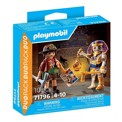 Playmobil DuoPack Poszukiwacz skarbów i mumia 71796