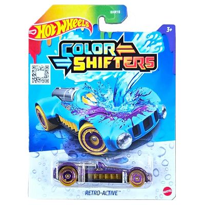 Hot Wheels - Autokolorowańce Auto zmieniające kolor Retro-Active HXH08 BHR15