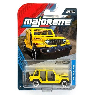 Majorette Showroom Premium Cars - Jeep Wrangler 4xE yellow 2000000