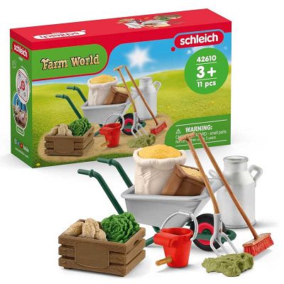 Schleich - Zestaw akcesoriów do pielęgnacj w stajni 42610