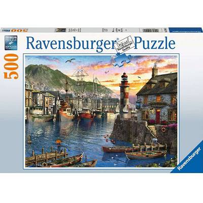 Ravensburger - Puzzle Poranek w porcie 500 el. 150458