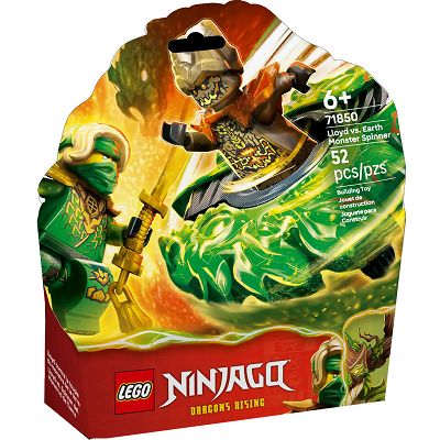 LEGO Ninjago Lloyd kontra ziemny potwór na spinnerze 71850