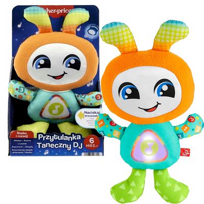 Fisher Price Interaktywna Maskotka Przytulanka Taneczny DJ HWY27